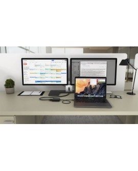 i-tec C31DUAL4KHDMI zewnętrzna karta graficzna usb 3840 x 2160 px Czarny