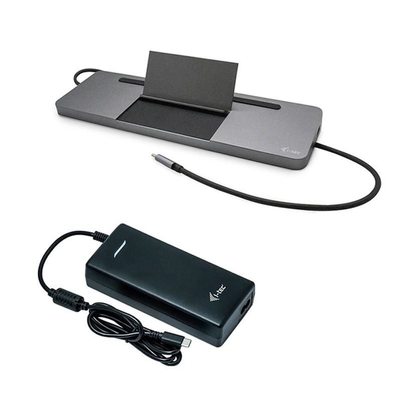 i-tec Metal C31FLATPRO112W stacja dokująca Przewodowa USB 3.2 Gen 1 (3.1 Gen 1) Type-C Szary