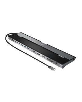 j5create JCD543 Przewodowa USB 3.2 Gen 1 (3.1 Gen 1) Type-C Czarny, Srebrny