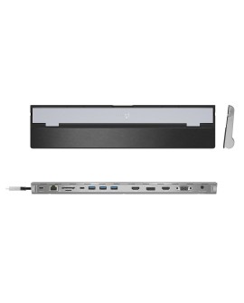 j5create JCD543 Przewodowa USB 3.2 Gen 1 (3.1 Gen 1) Type-C Czarny, Srebrny