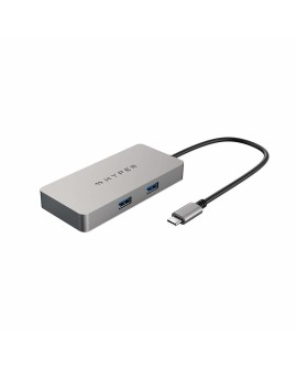 HYPER HDMB2 huby i koncentratory USB 3.2 Gen 1 (3.1 Gen 1) Type-C 5000 Mbit/s Stal nierdzewna