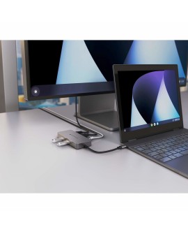 HYPER HDMB2 huby i koncentratory USB 3.2 Gen 1 (3.1 Gen 1) Type-C 5000 Mbit/s Stal nierdzewna