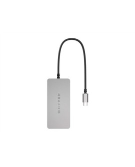 HYPER HDMB2 huby i koncentratory USB 3.2 Gen 1 (3.1 Gen 1) Type-C 5000 Mbit/s Stal nierdzewna