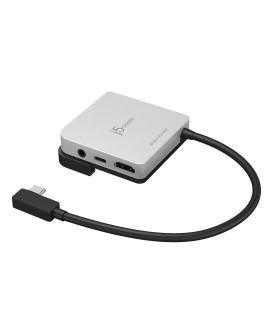 j5create JCD612 stacja dokująca Tablet Czarny, Srebrny