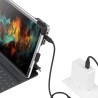 j5create JCD612 stacja dokująca Tablet Czarny, Srebrny