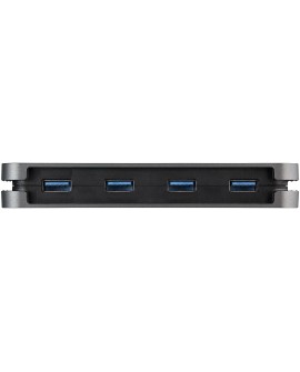 StarTech.com HB30CM4AB huby i koncentratory USB 3.2 Gen 1 (3.1 Gen 1) Type-C 5000 Mbit/s Czarny, Szary