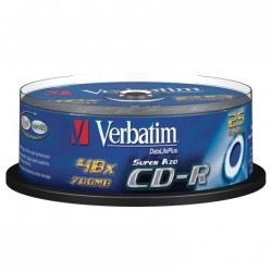 Płyta CD-R 700MB 52x VERBATIM DataLife PLUS 43352 Cake 25 szt.