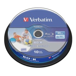 Płyta BD-R 25GB 6x VERBATIM DataLife 43804 Cake 10 szt.