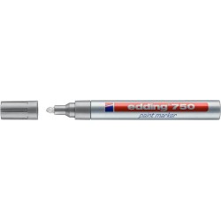 Marker olejowy EDDING 750 srebrny 2-4mm