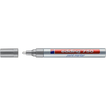 Marker olejowy EDDING 750 srebrny 2-4mm