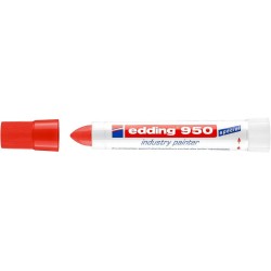 Marker przemysłowy w paście EDDING 950 czerwony 10mm