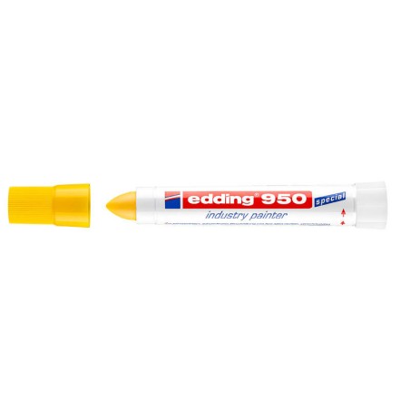 Marker przemysłowy w paście EDDING 950 żółty 10mm