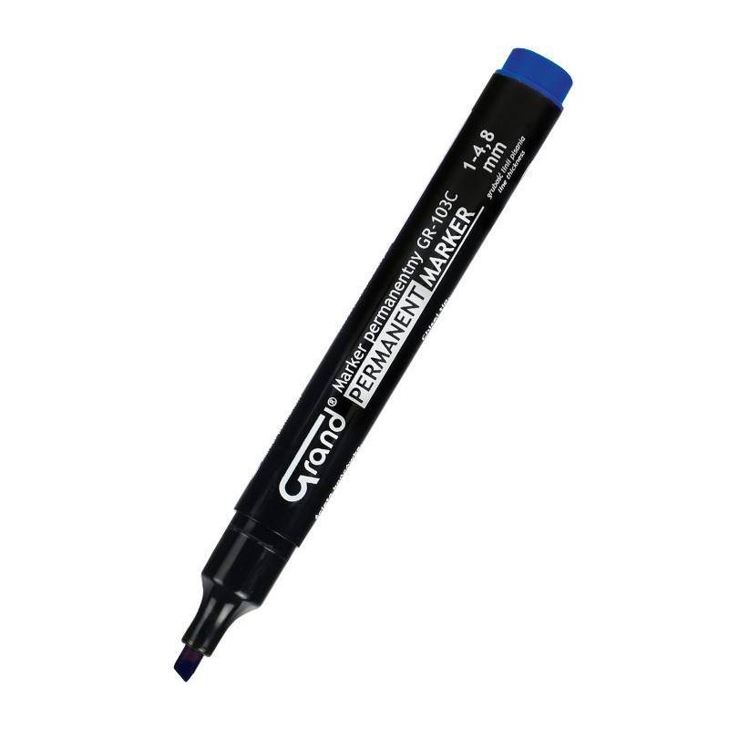 Marker permanentny Grand GR-103C 160-1314 niebieski ścięta 1.0-4.8 mm