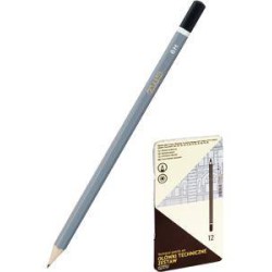 Ołówek ostrzony sześciokątny techniczny Grand 160-1619 6H,4H,3H,2H,H,HB,6B,5B,4B,3B,2B,B 12szt
