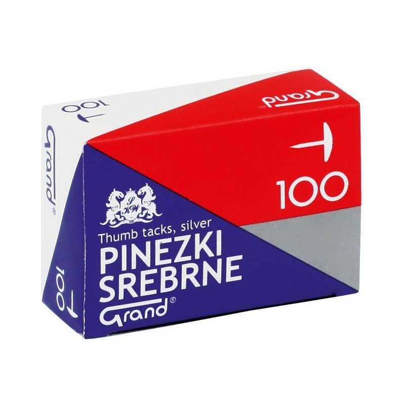 Pinezki srebrne Grand 110-1391 100szt