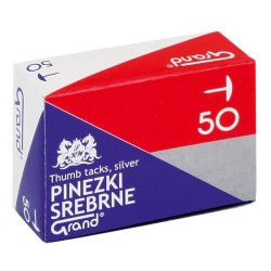Pinezki srebrne Grand 110-1378 50szt