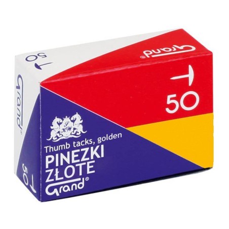 Pinezki złote Grand 110-1377 50szt