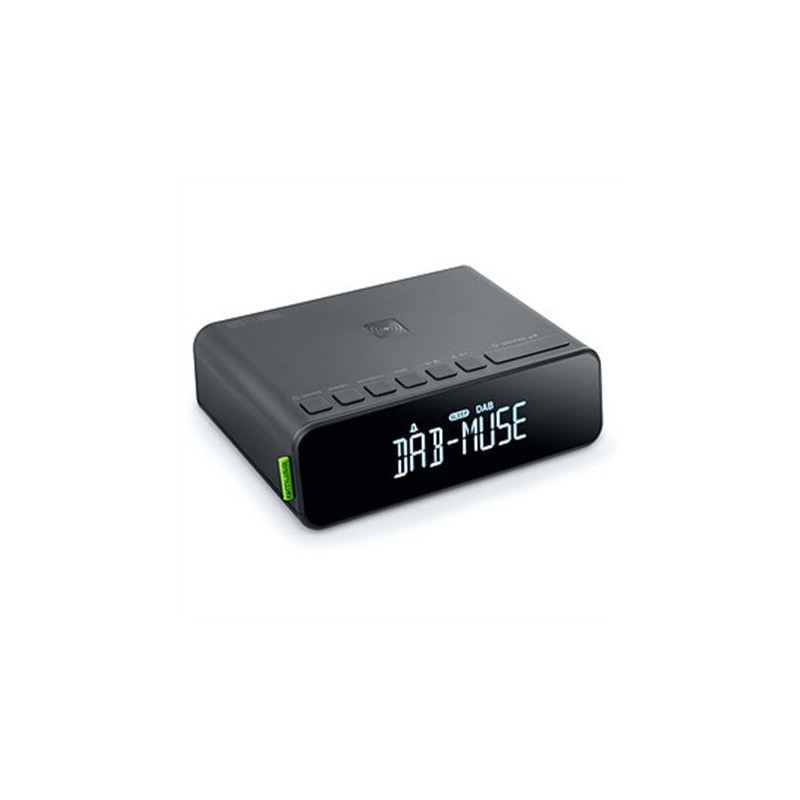 Muse M-175 WI radio Zegar Czarny