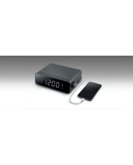 Muse M-175 WI radio Zegar Czarny