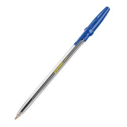 Długopis 40163/02 CORVINA 160-1404 niebieski 1.0 przezroczysta obudowa