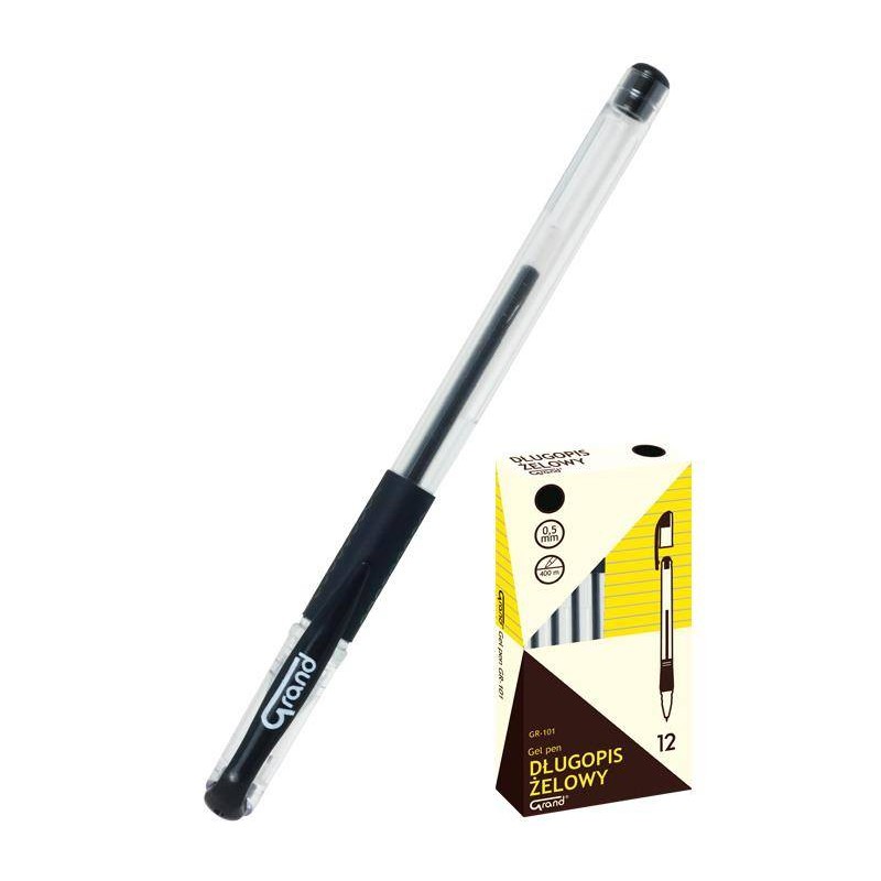 Długopis żelowy Grand GR-101 160-1025 czarny 0.5
