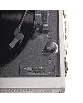 Gramofon retro z radiem FM, Bluetooth i USB Denver