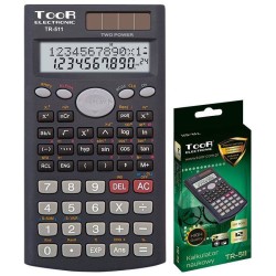 Kalkulator naukowy 12cyfr Toor Electronic TR-511 120-1420 zasilanie solarne + bateria 162x84x18mm