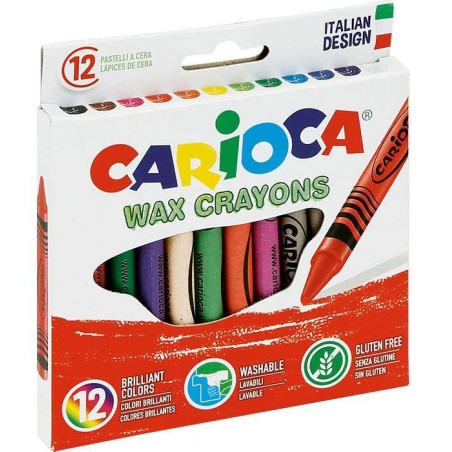 Kredki świecowe Carioca 42365 170-1870 12kol
