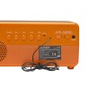 Radiobudzik retro Denver CR-425 pomarańczowy