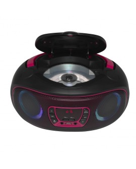 Denver TCL-212BT PINK odtwarzacz cd Przenośny odtwarzacz CD Czarny, Różowy