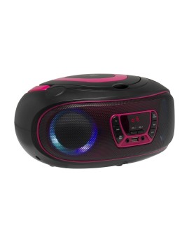 Denver TCL-212BT PINK odtwarzacz cd Przenośny odtwarzacz CD Czarny, Różowy