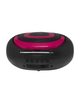 Denver TCL-212BT PINK odtwarzacz cd Przenośny odtwarzacz CD Czarny, Różowy