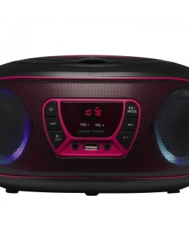 Denver TCL-212BT PINK odtwarzacz cd Przenośny odtwarzacz CD Czarny, Różowy