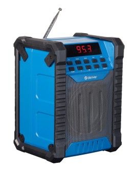 Denver WRB-60 nadajnik FM Bluetooth Niebieski, Szary