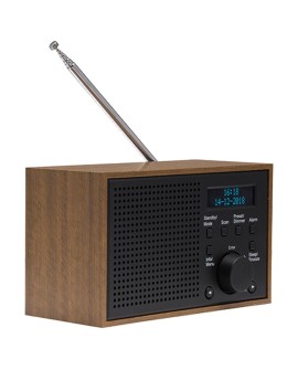 Denver DAB-46DARK GREY radio Internet Analogowe i cyfrowe Czarny, Brązowy