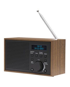 Denver DAB-46DARK GREY radio Internet Analogowe i cyfrowe Czarny, Brązowy
