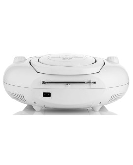 Radioodtwarzacz JVC RD-E661W-DAB Boombox white