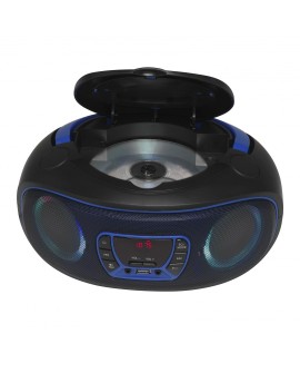 Denver TCL-212BT BLUE odtwarzacz cd Przenośny odtwarzacz CD Czarny, Niebieski