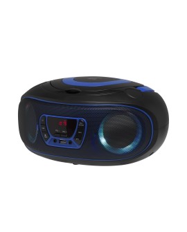 Denver TCL-212BT BLUE odtwarzacz cd Przenośny odtwarzacz CD Czarny, Niebieski