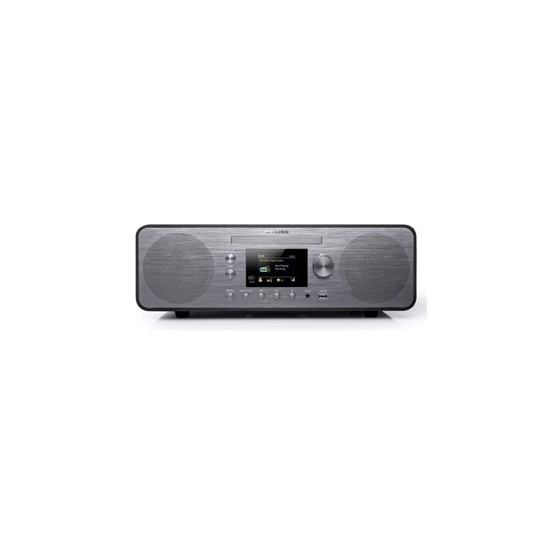 Muza | M-885 DBT | Odbiornik radiowy | Wejście AUX | Szary