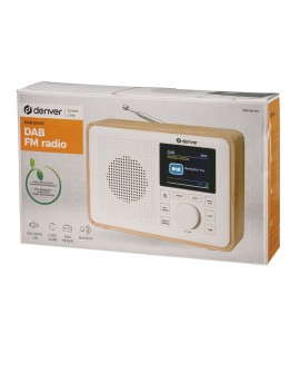 Radio kompaktowe DENVER DAB-60LW DAB+/FM 4XAA Greenline light wood