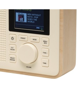 Radio kompaktowe DENVER DAB-60LW DAB+/FM 4XAA Greenline light wood