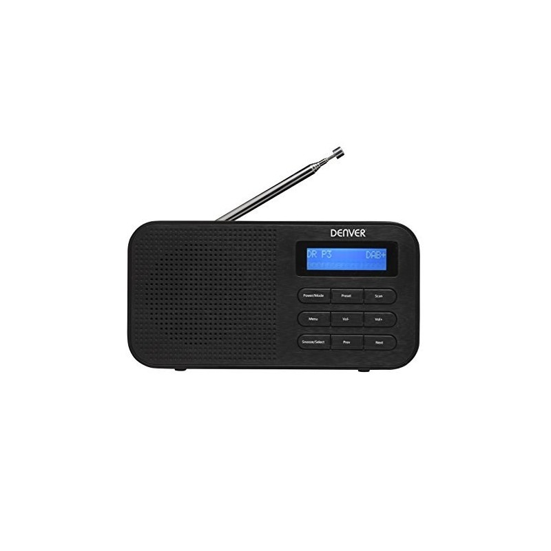 Kompaktowe przenośne radio Denver DAB-42 czarne