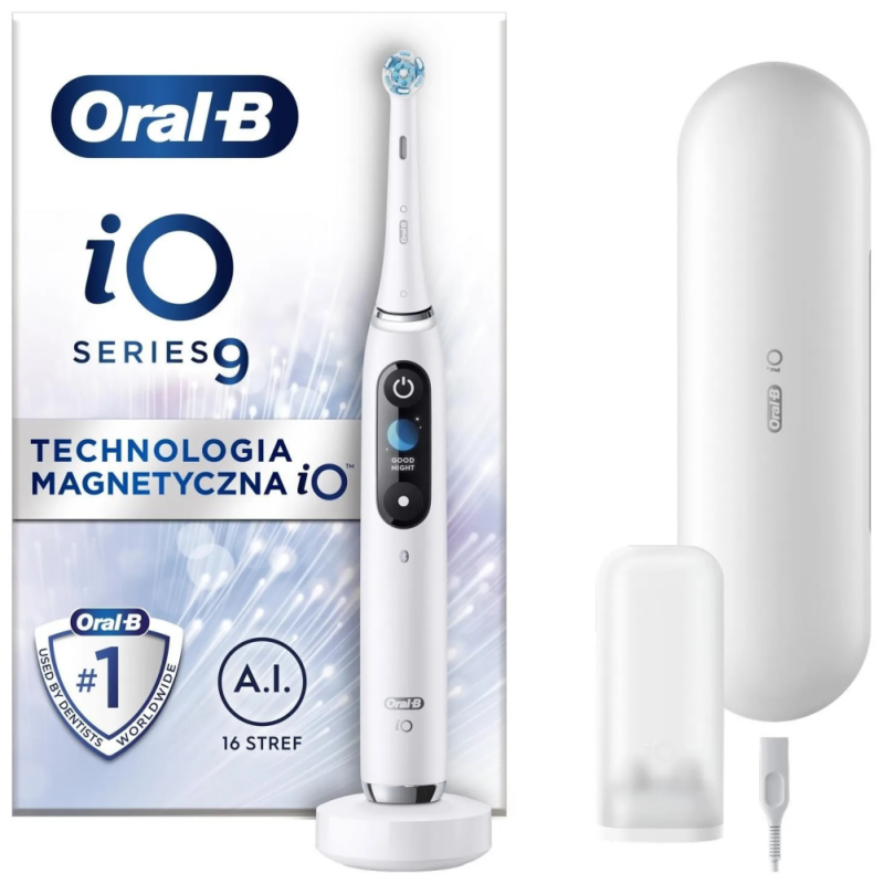 Szczoteczka magnetyczna ORAL-B iO 9 Biały Biały (iO Series 9 White)