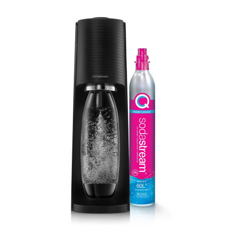 Saturator SodaStream Terra Black + butelka Fuse 1 L + nabój