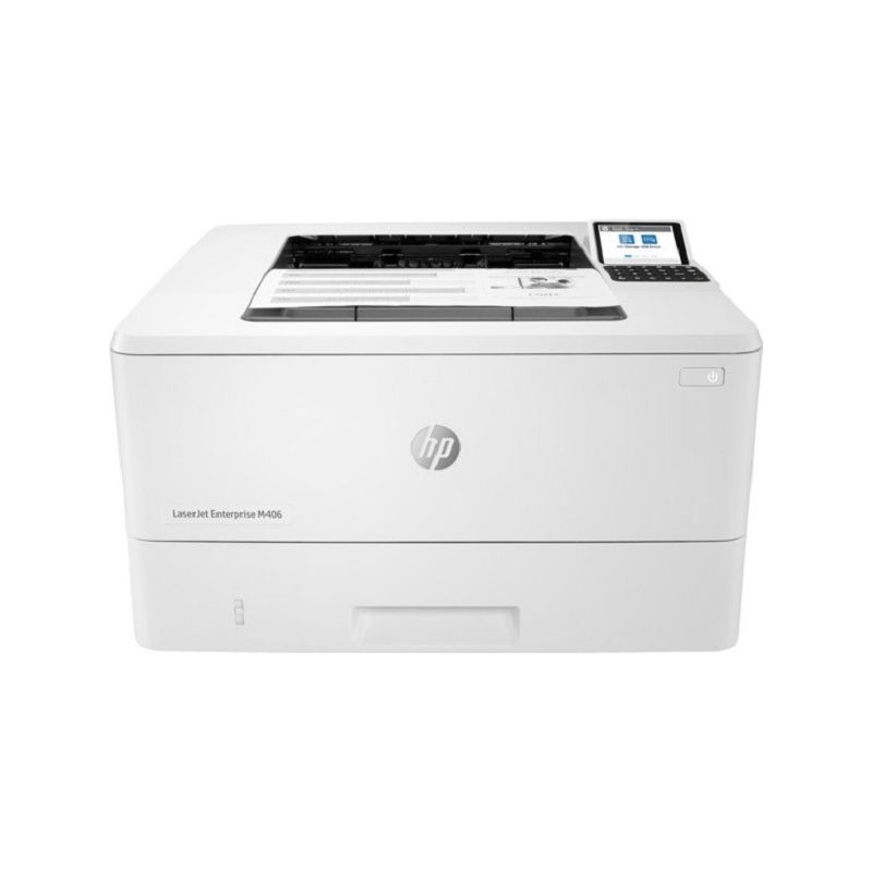 Drukarka laserowa HP LaserJet Enterprise M406dn Enterprise (uszkodzone opakowanie) (1200 x 1200dpi /Biało-szary )