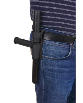 Pałka Tonfa teleskopowa GUARD Anaconda 33 / 62 cm czarna (YC-10526-TT)