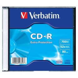 Płyta CD-R 700MB 52x VERBATIM 43347 Slim