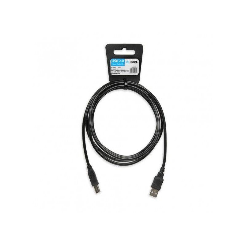Kabel komputerowy USB 2.0 3 m IBOX IKU2D30 czarny