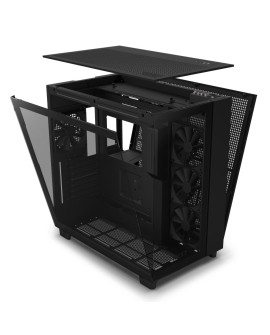 NZXT OBUDOWA H9 FLOW MIDI TOWER Z OKNEM CZARNA CM-H91FB-01